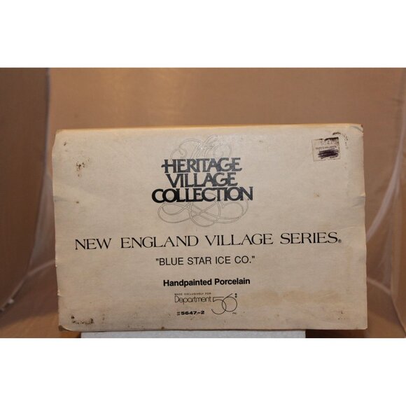 Dept 56 New England Village - Blue Star Ice House - Picture 7 of 8